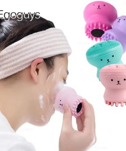 Silicone Small Octopus Face Cleaner Facial Cleaning Brush