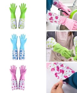 Long silicon hand gloves