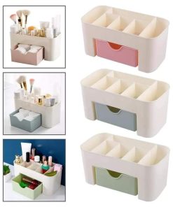Plastic Cosmetic Storage Box Drawer Organizer Drawer Divider Makeup Jewelry Organizer