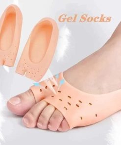 Pair Soft Silicone Moisturizing Gel Socks For Foot Care