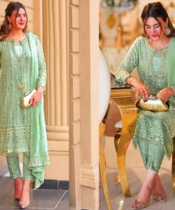 Gorgeous embroidered three-piece