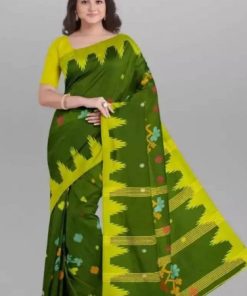 Half Slik Monipori Saree