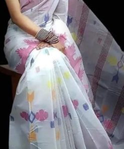 Half Slik Monipori Saree