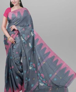 Half Slik Monipori Saree