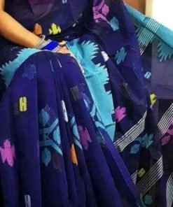 Half Slik Monipori Saree