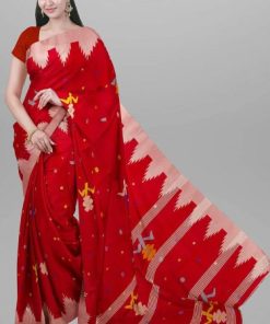 Half Slik Monipuri Saree