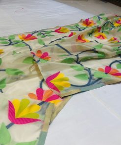 Indian Tantuj Silk Saree.